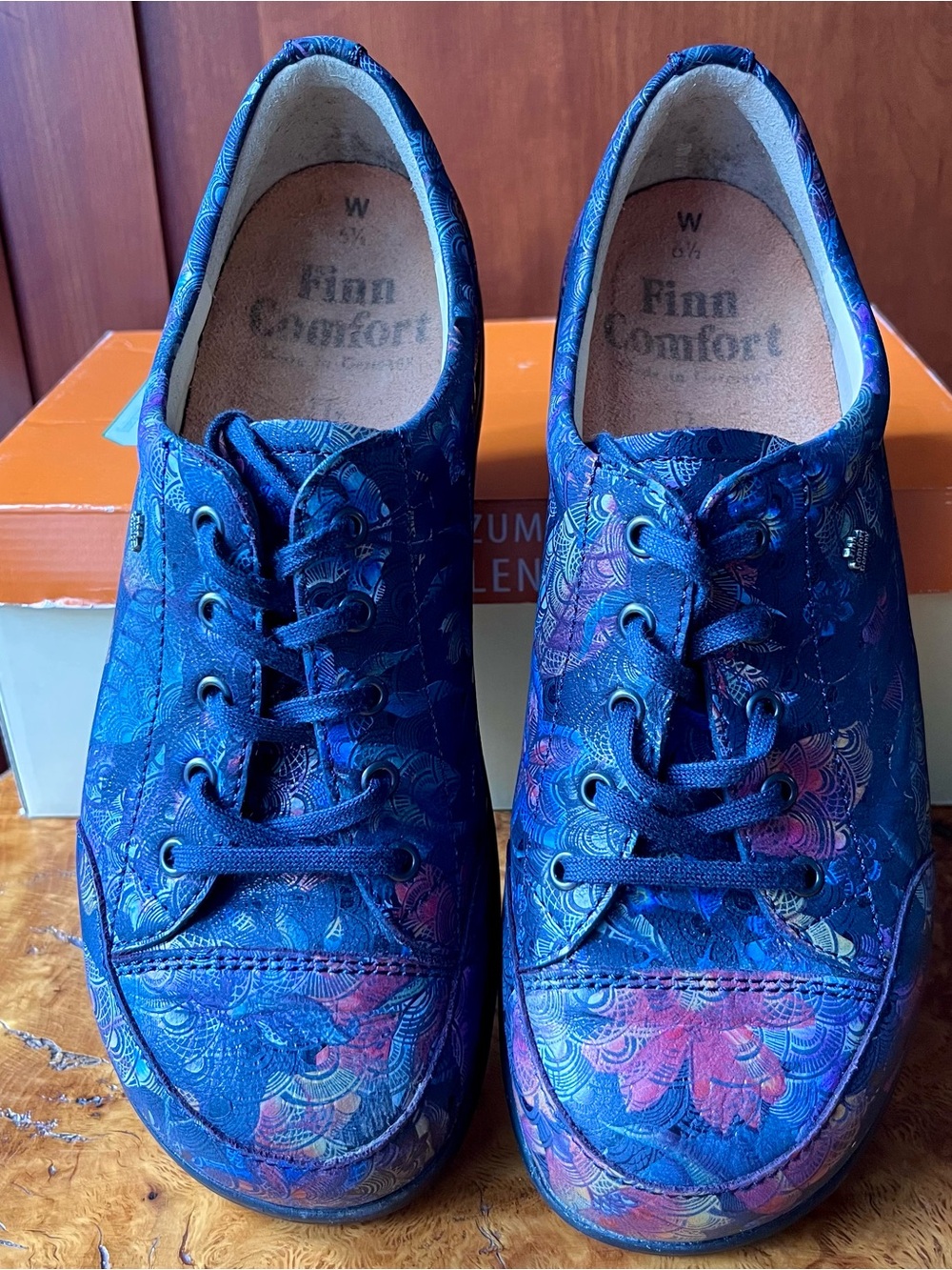 Finn Comfort Ikebukuro in Dark Blue Irpino - Picture 6 of 14